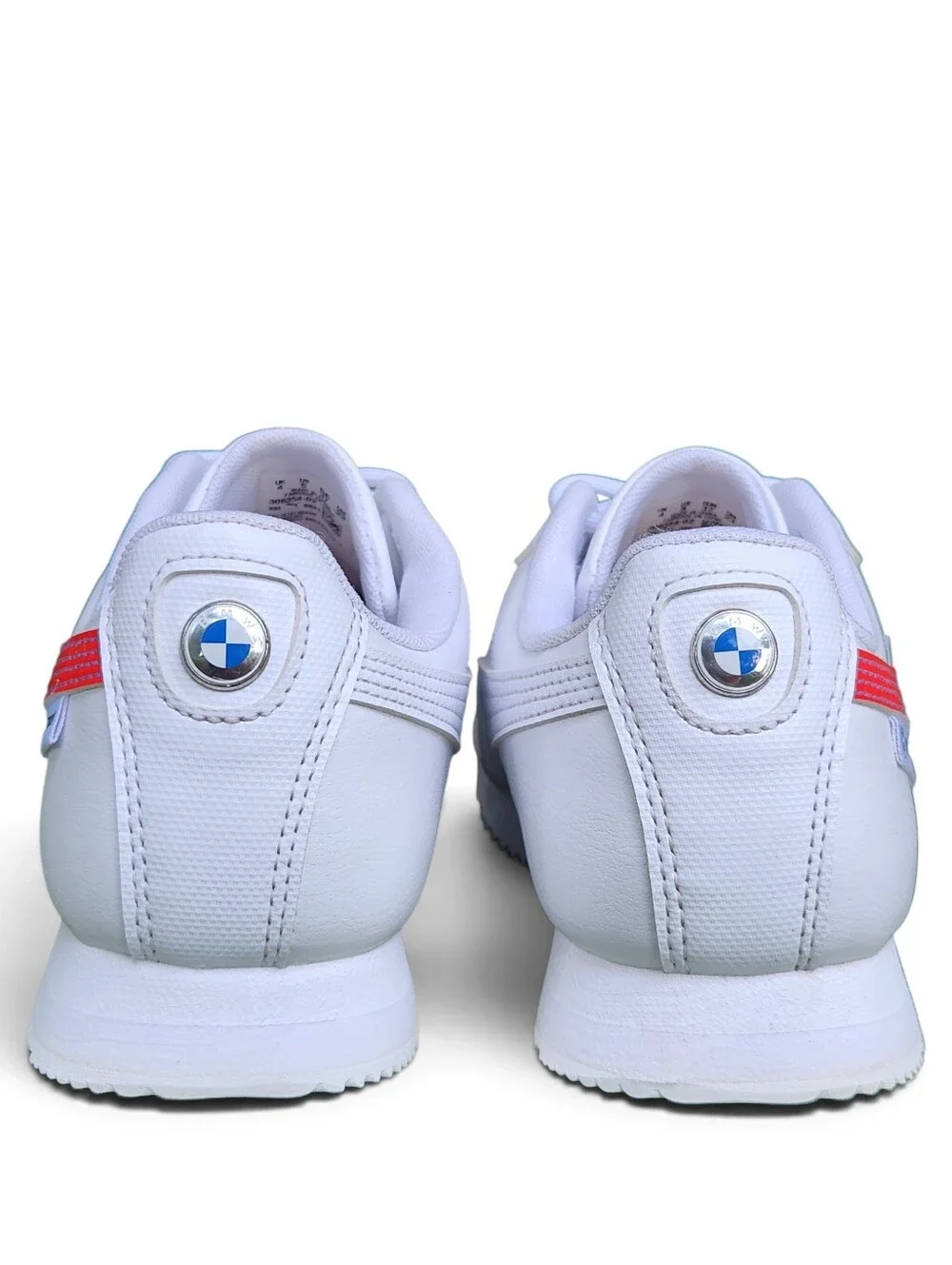 Puma BMW Motorsport Roma Classic Casual White/Blue/Red Big Boys Size 5 Youth